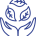 PEPS picto for ethics, open hands with leafs in it icon