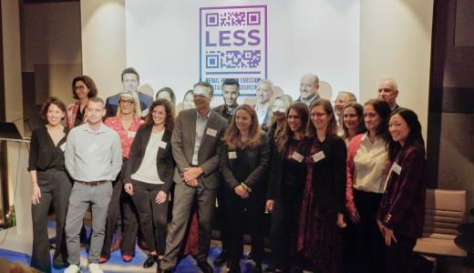 Group of people at the LESS's event