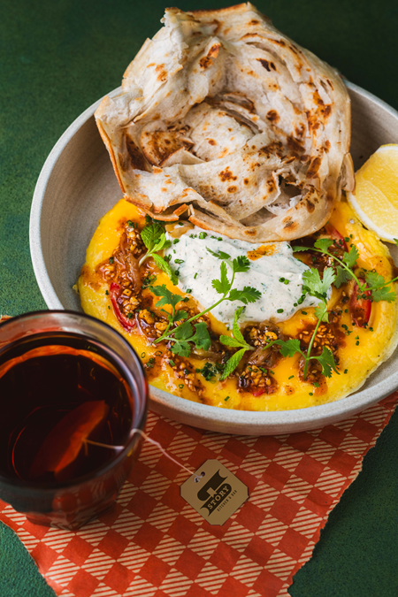 Bombay style scrambled eggs